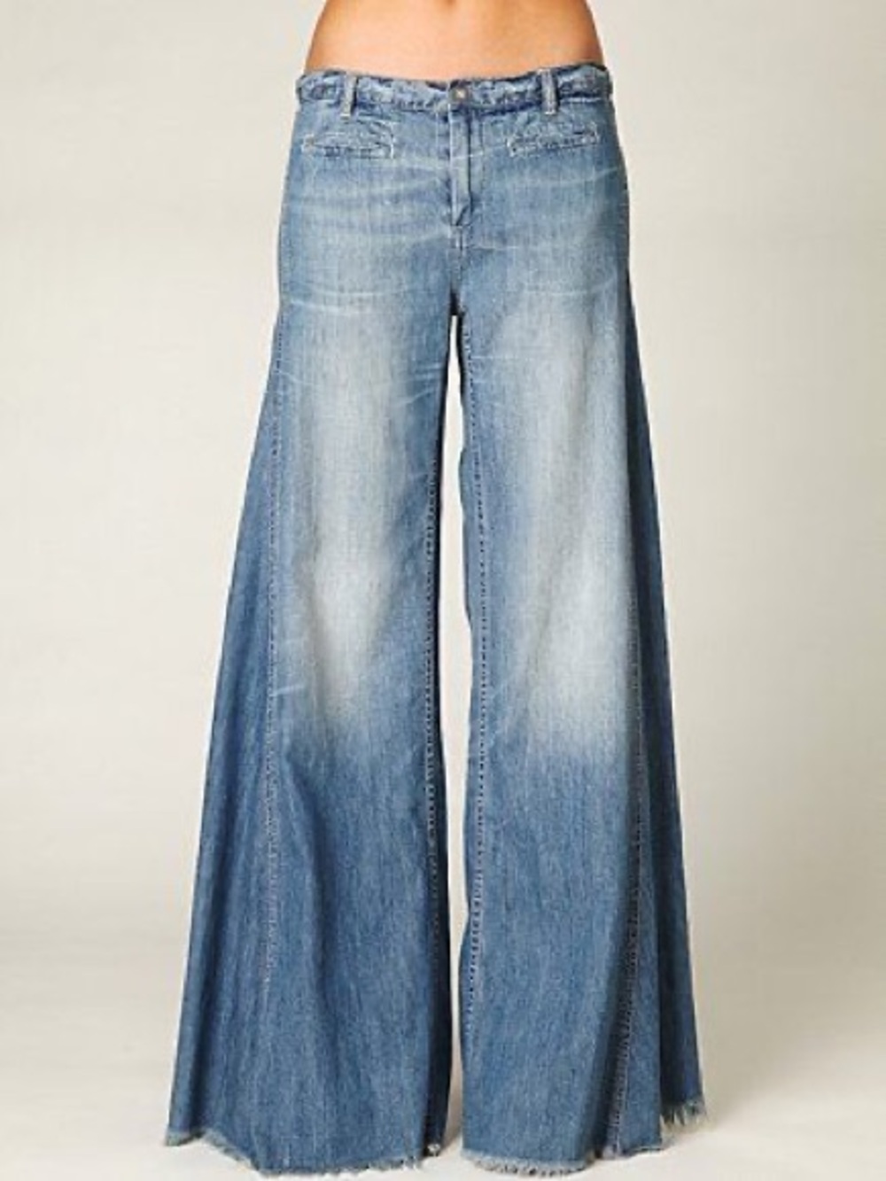 Free People Extreme Bell Bottom Jeans Size 29 - Picture 11 of 12